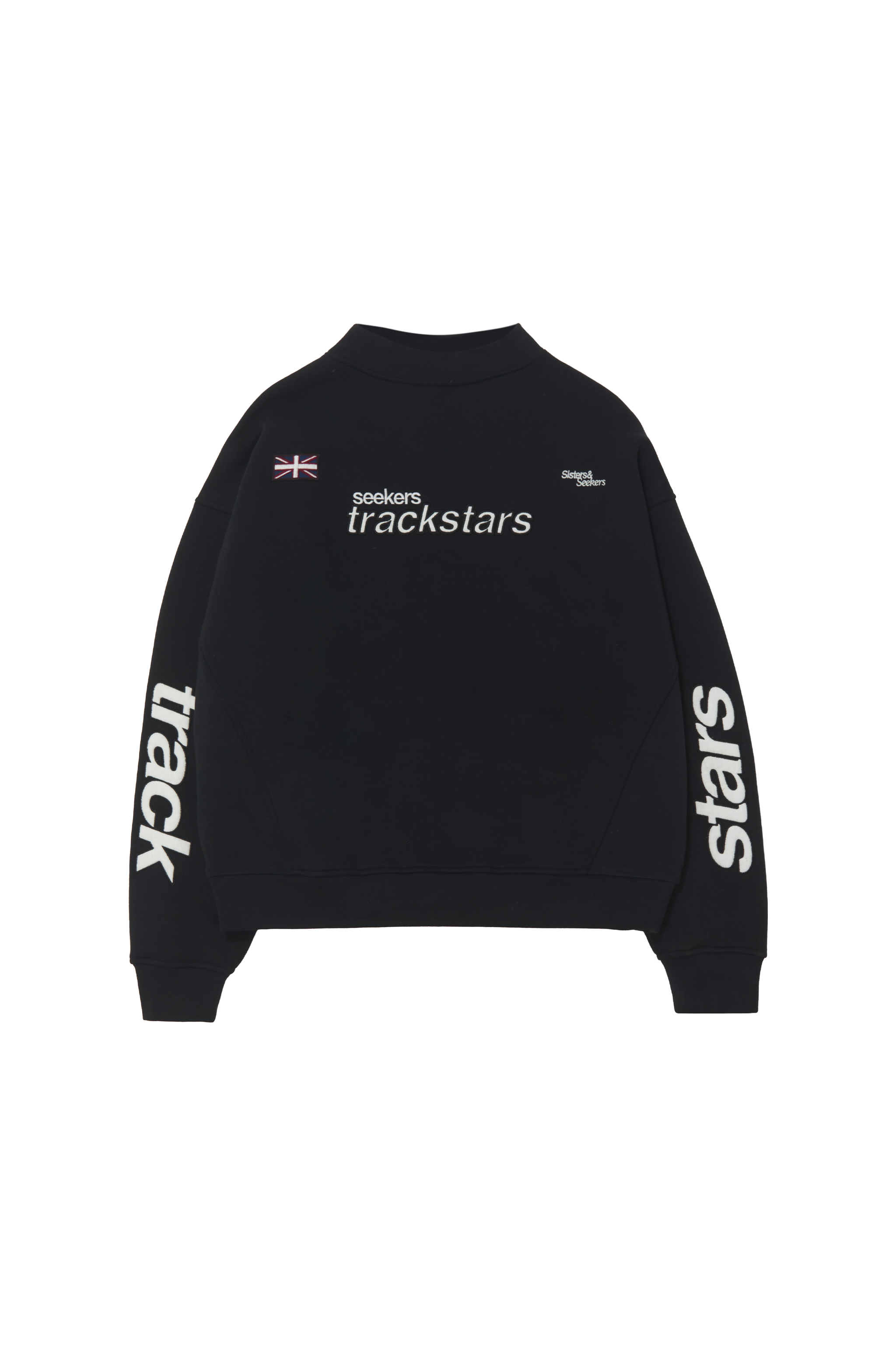 Trackstars Sweatshirt in Black